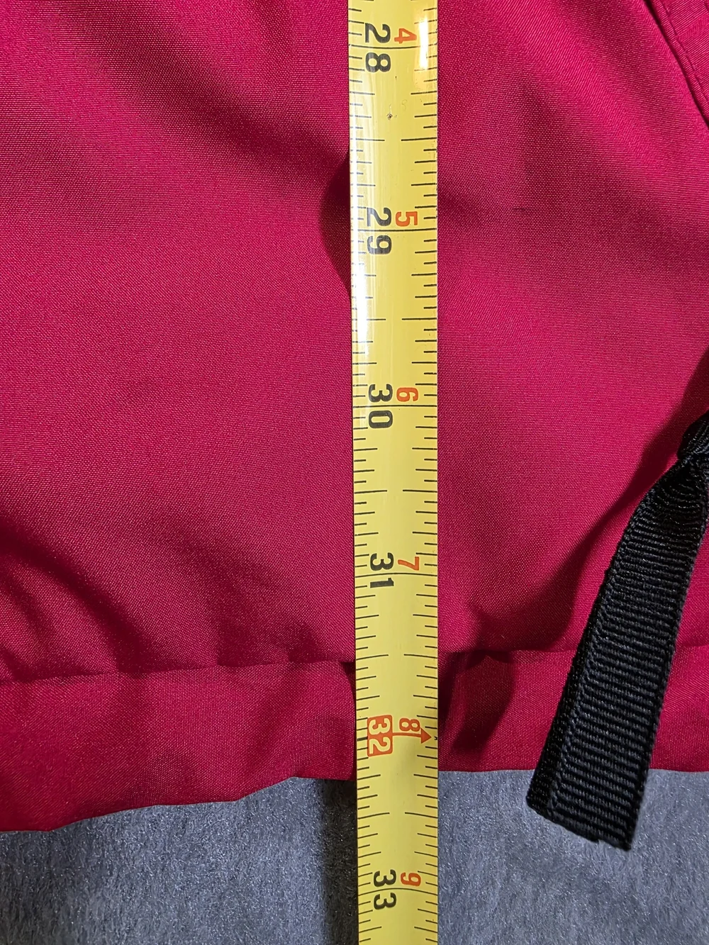 The North Face Men’s Two-Tone Red and Black Waterproof Jacket